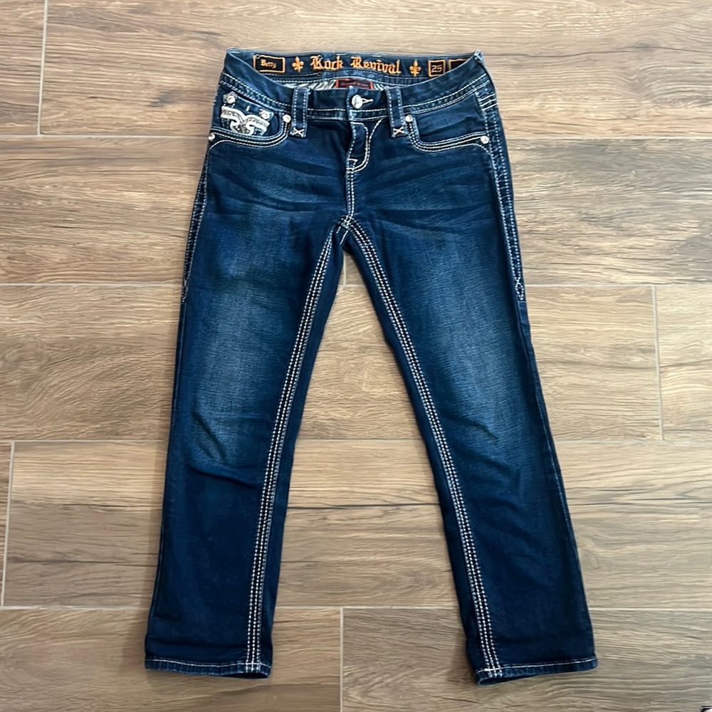 Rock Revival size 25 Betty Crop denim